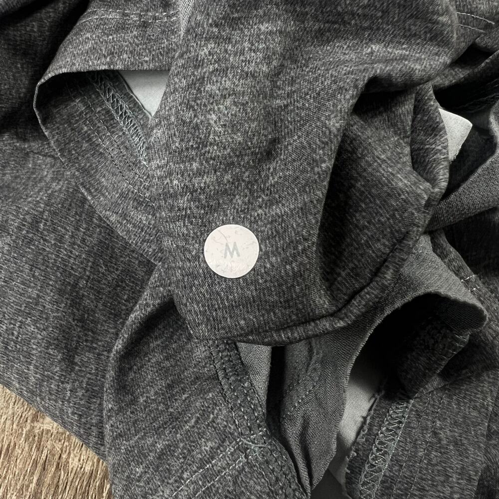 Lululemon T.H.E. Short 8" Heathered Gray Yellow Pocket Lining - Picture 5 of 7